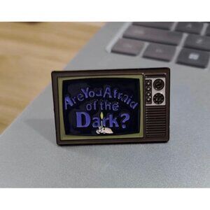 ARE YOU AFRAID OF THE DARK Nickelodeon 90s Tv enamel Backpack Pin NEW